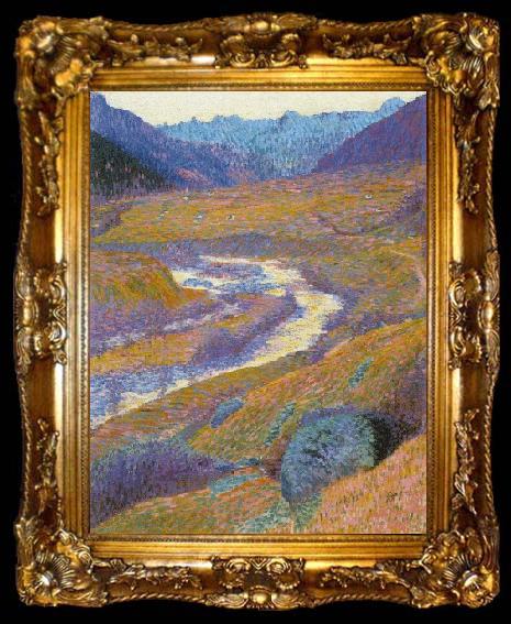 framed  Giovanni Giacometti Herbstabend, ta009-2